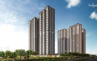 Phối cảnh của The Senique Hanoi, dự án nhà ở cao cấp của CLD tọa lạc tại phía Đông Thủ đô với tổng giá trị phát triển đạt trên 600 triệu đô la Singapore (tương đương 10,8 nghìn tỷ đồng).