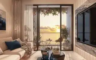 Không gian sống sang trọng với tầm nhìn hướng biển tại Xanh Island Cát Bà.