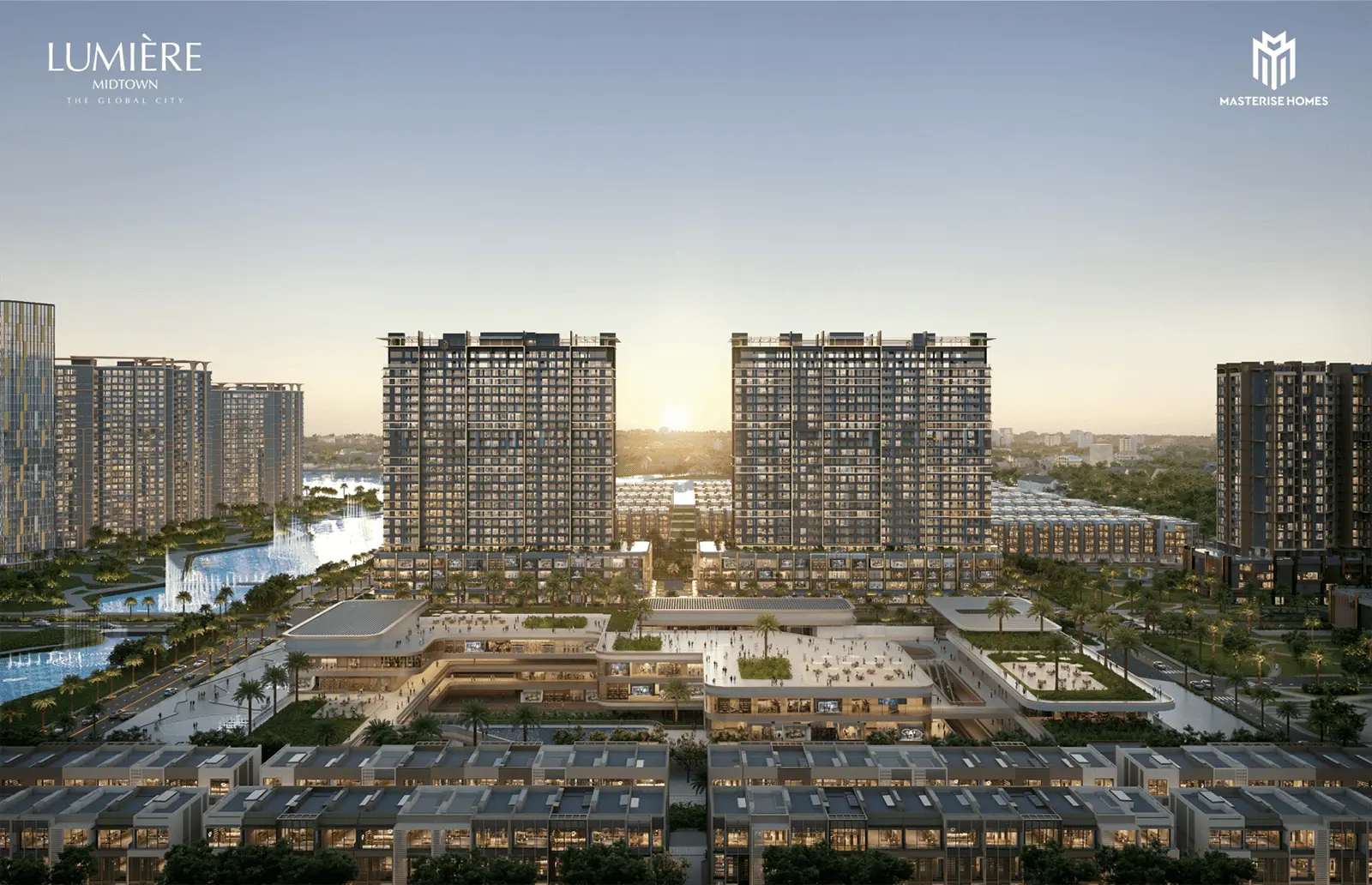 Tầm nhìn vĩnh cửu của dự án LUMIÈRE Midtown phối cảnh tại The Global City, nơi chất sống đẳng cấp hội tụ.